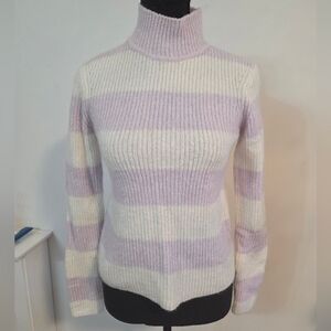 Intermix striped knit sweater Sz P